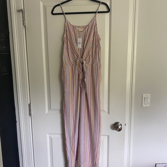 Lou & Grey Striped Tie Waist Jumpsuit - Picture 6 of 8